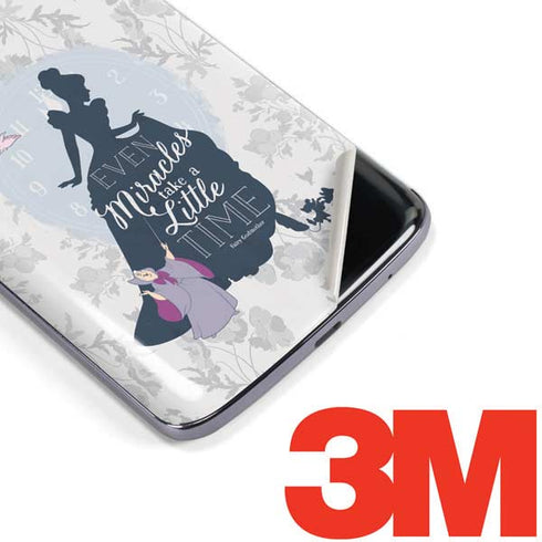 Disney Cinderella Miracles Take Time Silhouette Moto E5 Plus Skin