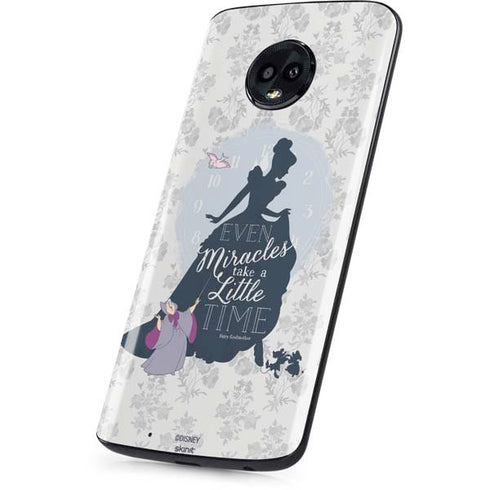 Disney Cinderella Miracles Take Time Silhouette Moto G6 Skin