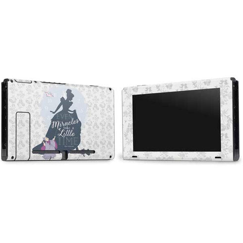 Disney Cinderella Miracles Take Time Silhouette Nintendo Switch Bundle Skin