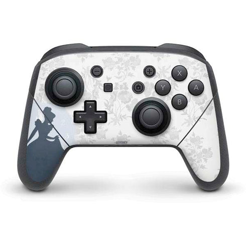 Disney Cinderella Miracles Take Time Silhouette Nintendo Switch Pro Controller Skin