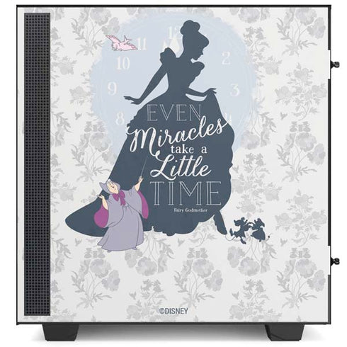 Disney Cinderella Miracles Take Time Silhouette NZXT H510 Compact ATX Mid-Tower Case Skin