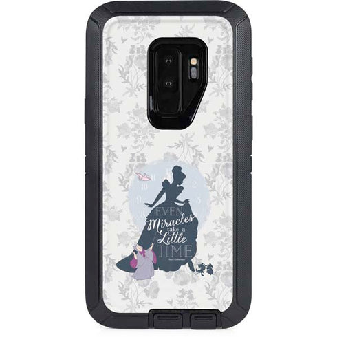 Disney Cinderella Miracles Take Time Silhouette Otterbox Defender Galaxy Skin