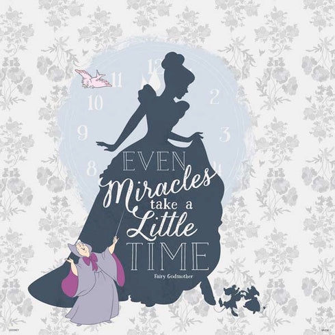 Disney Cinderella Miracles Take Time Silhouette PS4 Controller Skin