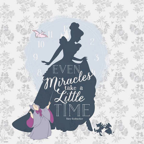 Disney Cinderella Miracles Take Time Silhouette PS4 Slim Skin