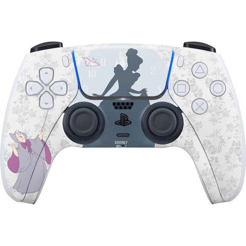 Disney Cinderella Miracles Take Time Silhouette PS5 Controller Skin