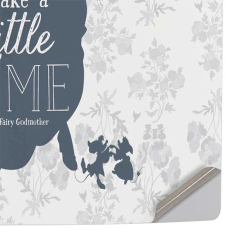 Disney Cinderella Miracles Take Time Silhouette PS5 Slim Disk Console Skin