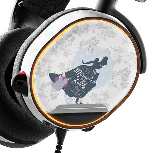 Disney Cinderella Miracles Take Time Silhouette SteelSeries Arctis 3 Skin