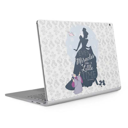 Disney Cinderella Miracles Take Time Silhouette Surface Book 2 13.5in Skin
