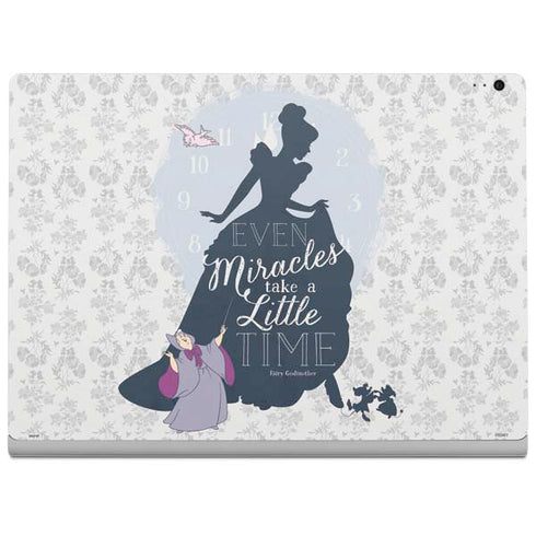 Disney Cinderella Miracles Take Time Silhouette Surface Book 2 13.5in Skin