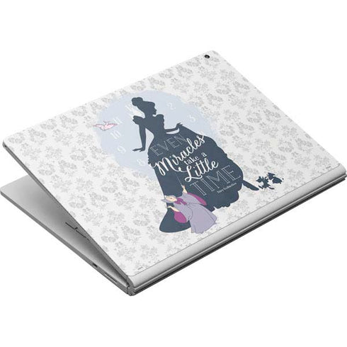 Disney Cinderella Miracles Take Time Silhouette Surface Book Skin
