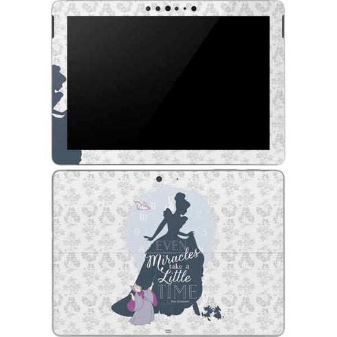 Disney Cinderella Miracles Take Time Silhouette Surface Go Skin