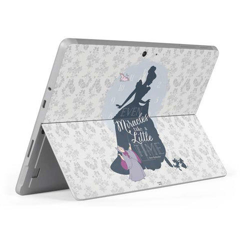 Disney Cinderella Miracles Take Time Silhouette Surface Go Skin