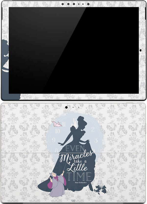 Disney Cinderella Miracles Take Time Silhouette Surface Pro 4 Skin