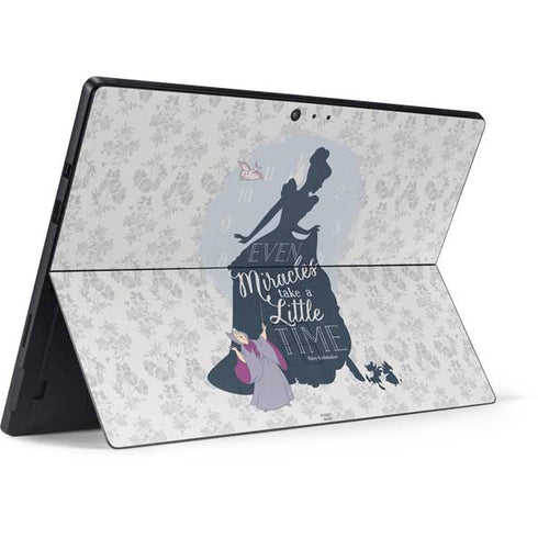 Disney Cinderella Miracles Take Time Silhouette Surface Pro 6 Skin