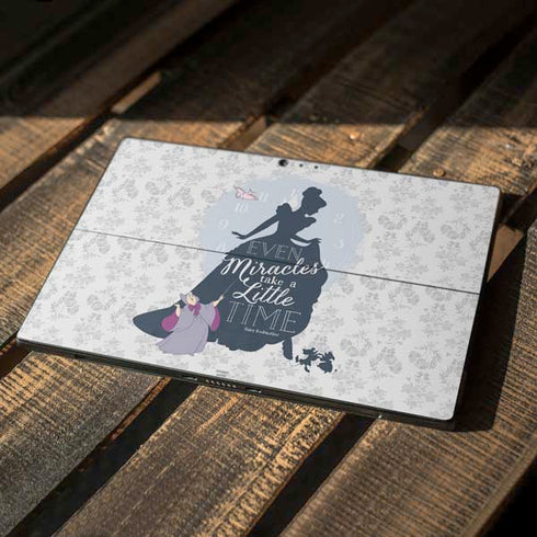 Disney Cinderella Miracles Take Time Silhouette Surface Pro 6 Skin