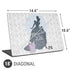 Disney Cinderella Miracles Take Time Silhouette Universal Laptop 18in (14.6 x 10.6in) Skin