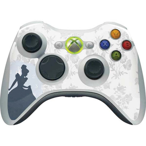 Disney Cinderella Miracles Take Time Silhouette Xbox 360 Wireless Controller Skin
