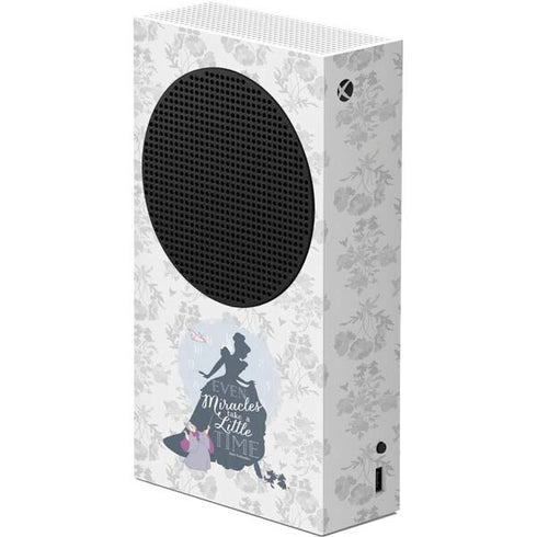 Disney Cinderella Miracles Take Time Silhouette Xbox Series S Console Skin