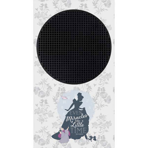 Disney Cinderella Miracles Take Time Silhouette Xbox Series S Console Skin