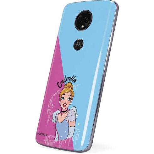 Disney Princess Cinderella Art Moto E5 Plus Skin