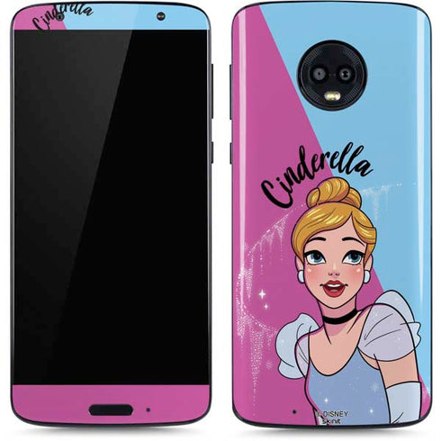 Disney Princess Cinderella Art Moto G6 Skin