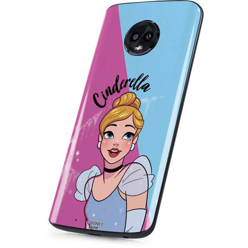 Disney Princess Cinderella Art Moto G6 Skin