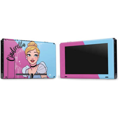 Disney Princess Cinderella Art Nintendo Switch Bundle Skin