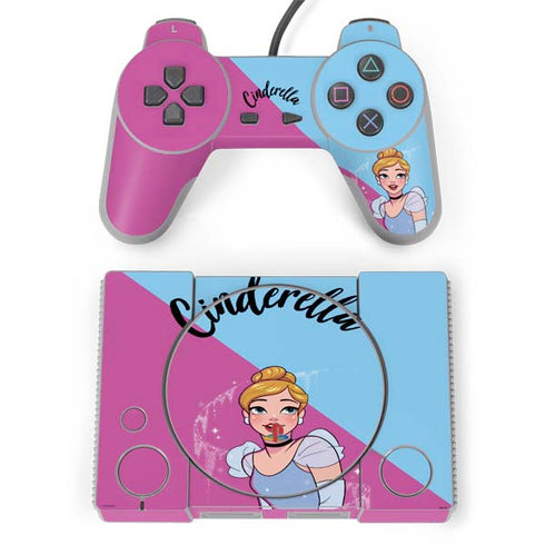 Disney Princess Cinderella Art PlayStation Classic Bundle Skin