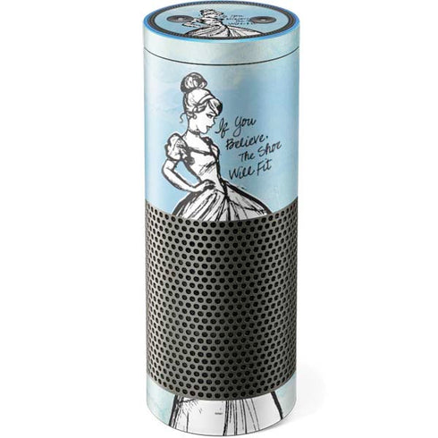 Disney Cinderella Sketch Art Shoe Will Fit Amazon Echo Skin