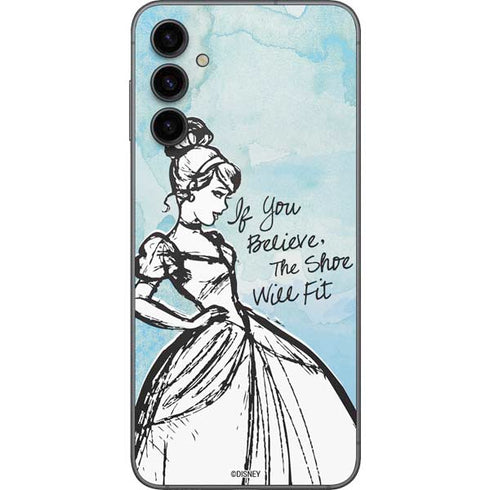 Disney Cinderella Sketch Art Shoe Will Fit Galaxy A14 5G Skin