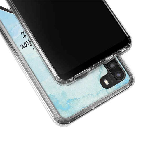 Disney Cinderella Sketch Art Shoe Will Fit Galaxy A21 Clear Case