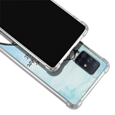 Disney Cinderella Sketch Art Shoe Will Fit Galaxy A71 5G Clear Case