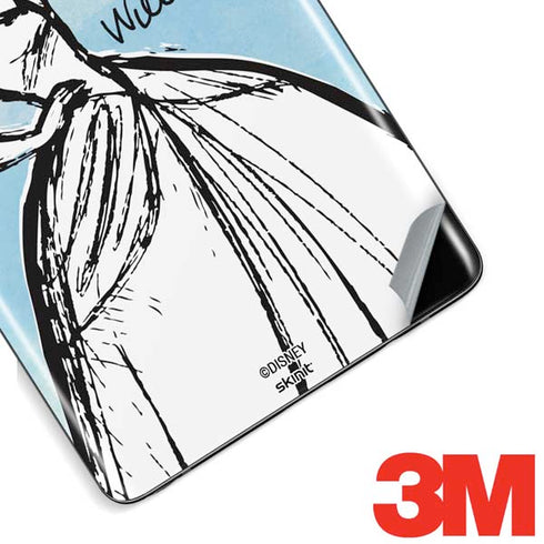 Disney Cinderella Sketch Art Shoe Will Fit Galaxy Note 8 Skin