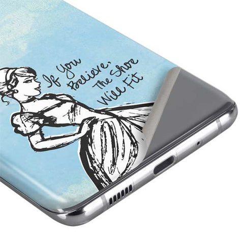 Disney Cinderella Sketch Art Shoe Will Fit Galaxy S20 Ultra 5G Skin