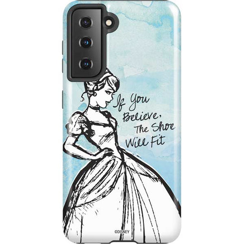Disney Cinderella Sketch Art Shoe Will Fit Galaxy S21 5G Pro Case