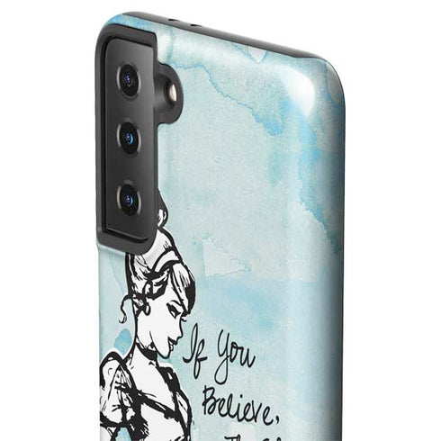 Disney Cinderella Sketch Art Shoe Will Fit Galaxy S21 FE Pro Case