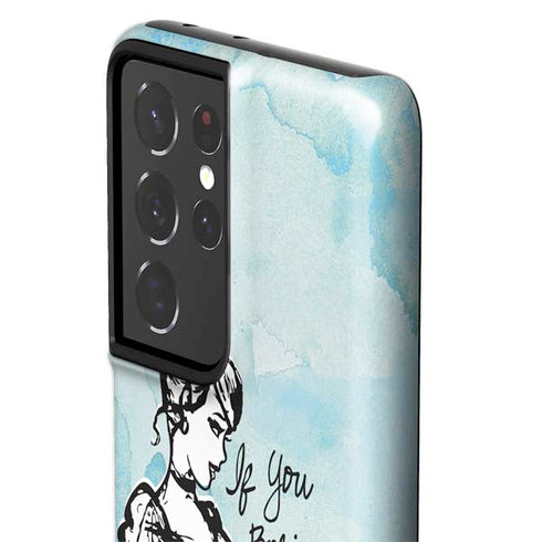 Disney Cinderella Sketch Art Shoe Will Fit Galaxy S21 Ultra 5G Pro Case