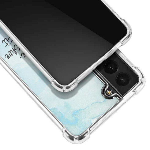 Disney Cinderella Sketch Art Shoe Will Fit Galaxy S22 Clear Case