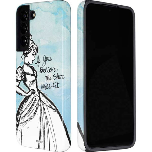 Disney Cinderella Sketch Art Shoe Will Fit Galaxy S22 Pro Case