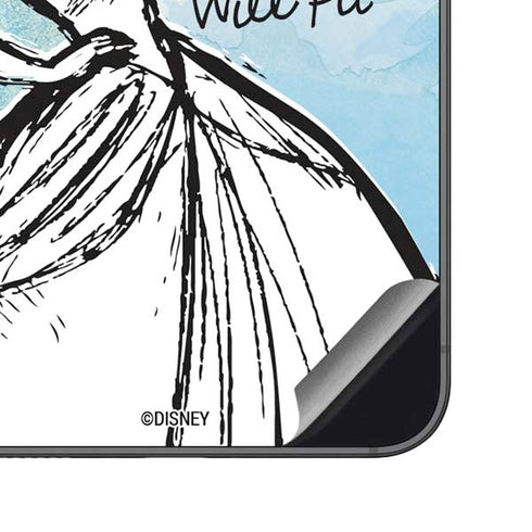 Disney Cinderella Sketch Art Shoe Will Fit Galaxy S23 FE Skin