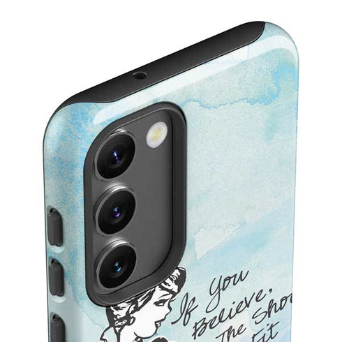 Disney Cinderella Sketch Art Shoe Will Fit Galaxy S23 Pro Case