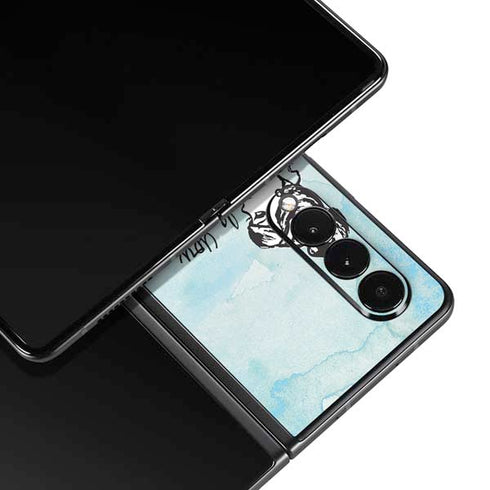 Disney Cinderella Sketch Art Shoe Will Fit Galaxy Z Fold3 5G Skin