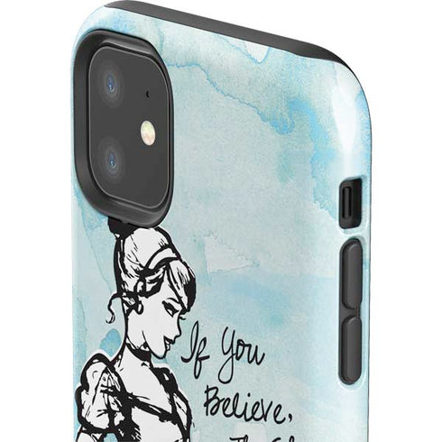 Disney Cinderella Sketch Art Shoe Will Fit iPhone 11 Impact Case