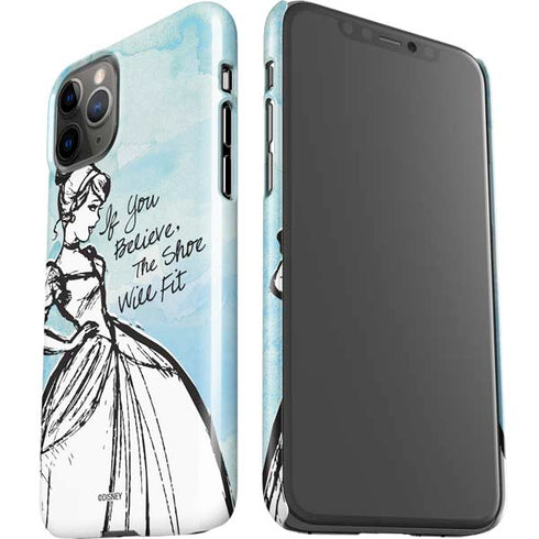 Disney Cinderella Sketch Art Shoe Will Fit iPhone 11 Pro Lite Case