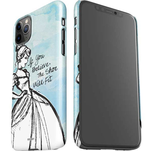Disney Cinderella Sketch Art Shoe Will Fit iPhone 11 Pro Max Lite Case