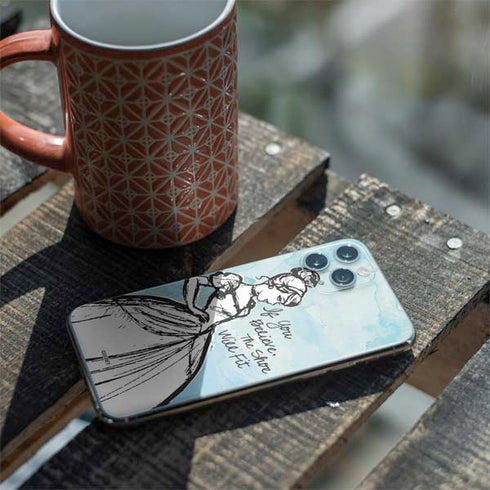 Disney Cinderella Sketch Art Shoe Will Fit iPhone 11 Pro Skin
