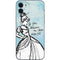 Disney Cinderella Sketch Art Shoe Will Fit iPhone 12 Mini Skin