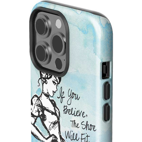 Disney Cinderella Sketch Art Shoe Will Fit iPhone 13 Pro Impact Case