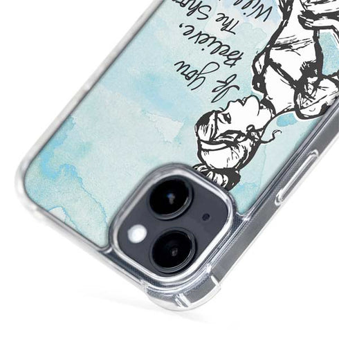 Disney Cinderella Sketch Art Shoe Will Fit iPhone 15 Plus MagSafe Case