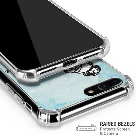 Disney Cinderella Sketch Art Shoe Will Fit iPhone 7/8 Plus Clear Case